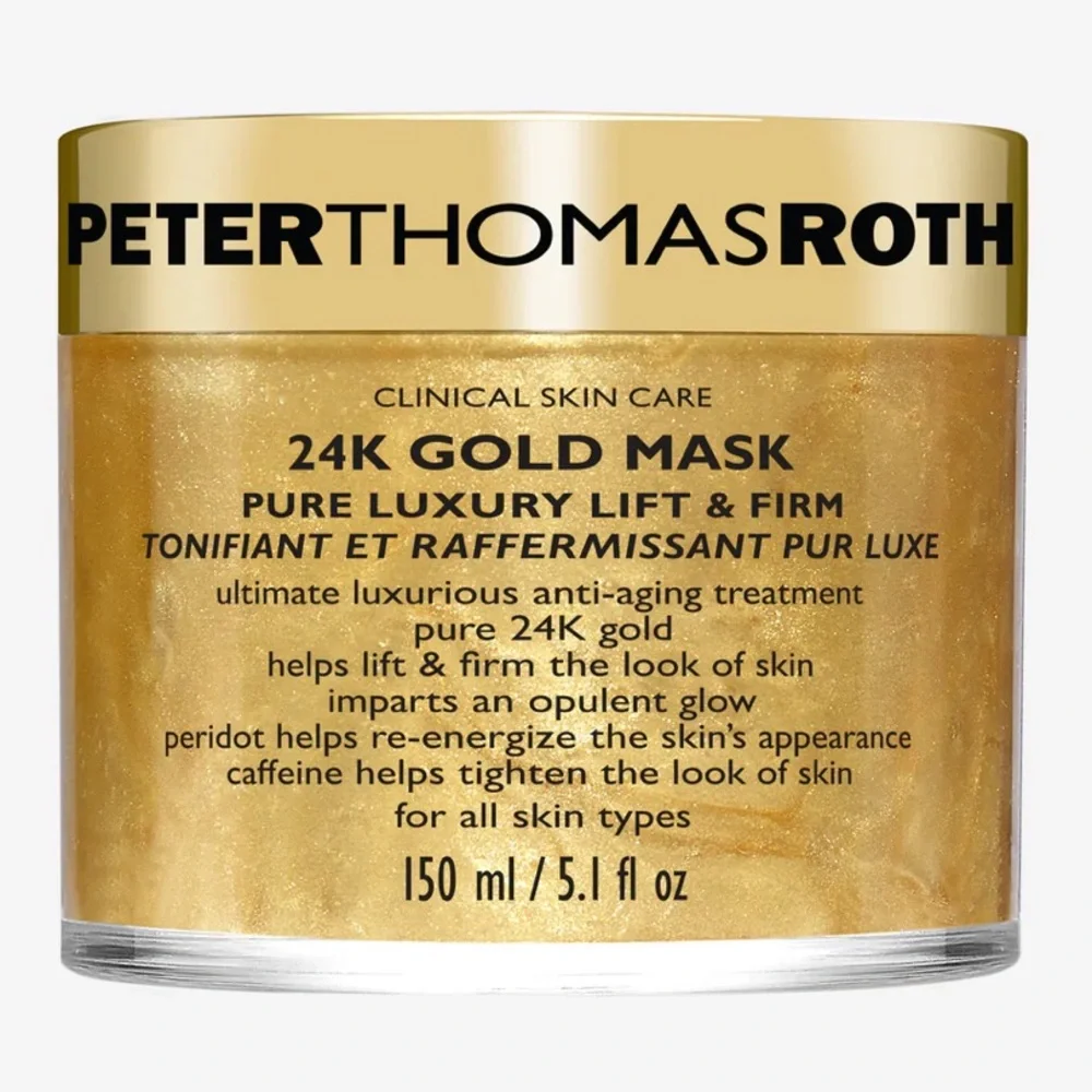 Brand New in Box Peter Thomas Roth Luxury 24K Gold Mask 150 ML / 5.0 FL OZ Large - Picture 2 of 8